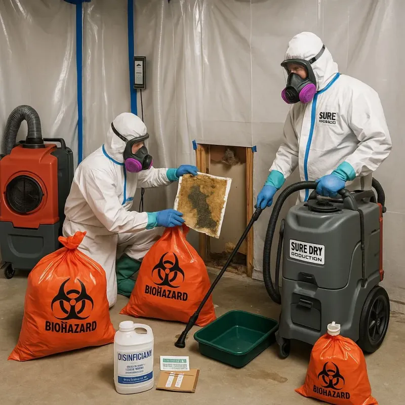 Contaminated Water Handling Protocols process in Williamston, SC